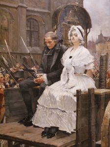 Marie-Antoinette se rendant au supplice by Francois Flameng