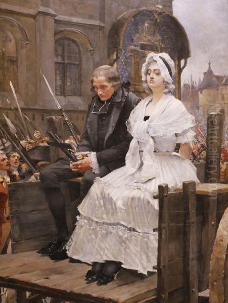 Marie-Antoinette se rendant au supplice by Francois Flameng - view 1