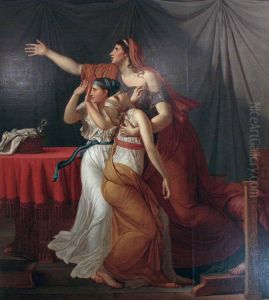La femme et les filles de Brutus by Jacques-Louis David