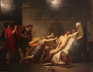 Mort de Caton d'Utique by Pierre-Narcisse Guerin