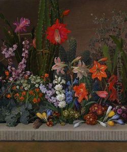 Blumenstillleben by Johannes Ludwig Camradt