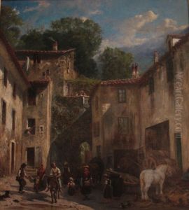 La Porte de la route d'Uriage a Vizille (Isere)