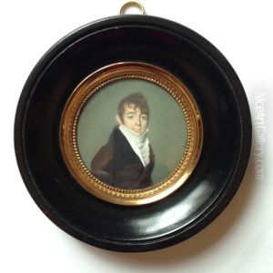 Portretminiatuur van Jhr. Mr. Johan Hora Siccama van de Harkstede