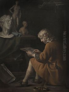 De jonge tekenaar by Wallerant Vaillant