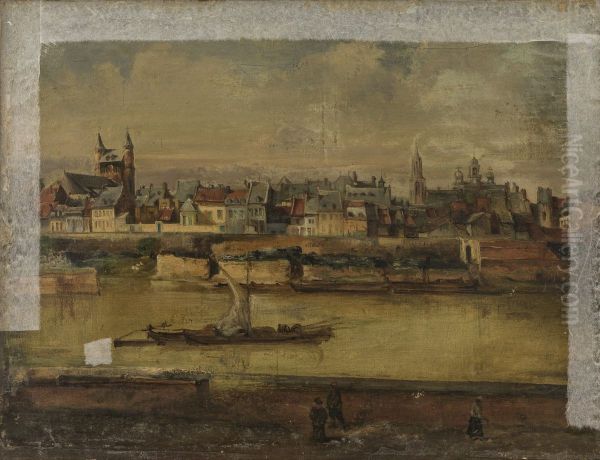 Batpoort te Maastricht 1838 - view 1