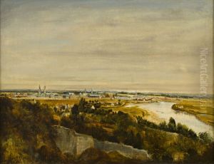 Panorama van Maastricht in 1837
