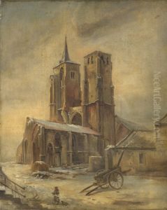 De ruines van de kerk van het St.Antoniusklooster te Maastricht