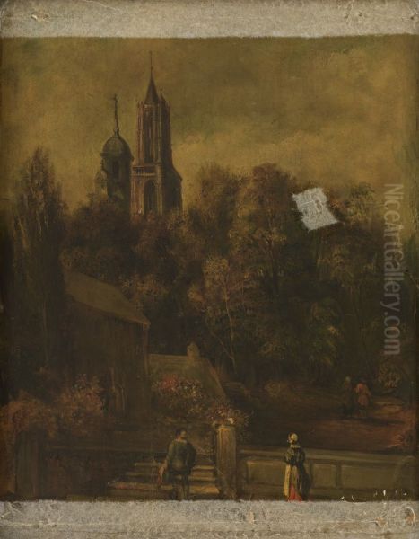 Achterhuis met tuin van het huis van schepen Panhuys, gelegen aan de Lenculenstraat 670, (thans nr.16) te Maastricht - view 1