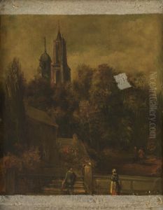 Achterhuis met tuin van het huis van schepen Panhuys, gelegen aan de Lenculenstraat 670, (thans nr.16) te Maastricht
