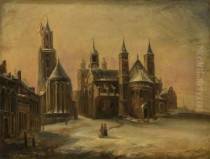 Gezicht op de zuidwestzijde van het Vrijthof