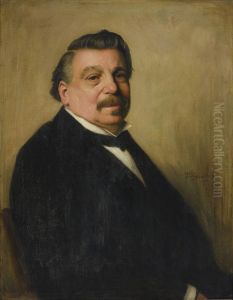 Portret van Michael Jacobus Marres (1826-1898), wethouder te Maastricht 1898-1919