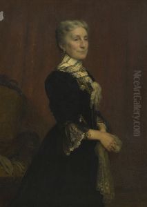 Portret van Louise Marie Laurence Polis-Henrar (1845-1935), echtgenote van Joseph L.H. Polis Portret van Louise Marie Laurence Polis-Henrar (1845-1935), echtgenote van Joseph L.H. Polis