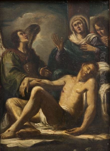Pieta met engelen - view 1