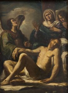 Pieta met engelen