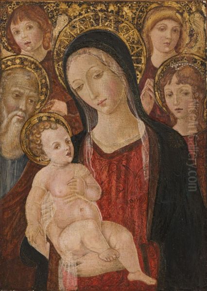 Madonna met heiligen en engelen - view 1