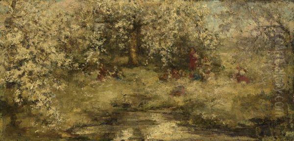 Romantisch landschap met figuren - view 1