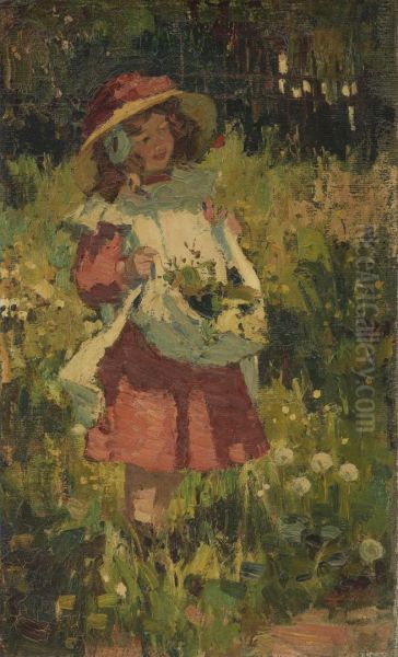 Meisje met bloemen - view 1