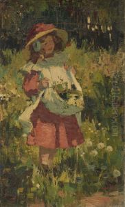 Meisje met bloemen by Rob Graafland