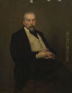 Portret van Mathijs Egidius Klijnen (1842-1923), deurwaarder Portret van Mathijs Egidius Klijnen (1842-1923), deurwaarder