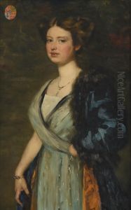 Portrait of Renee Jenny Josephine Dirckink af Holmfeld (1890-1973) by Therese Schwartze