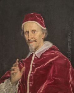 Portrait of Pope Clement IX Rospigliosi blessing