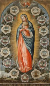 Virgin Mary-Immaculata Surrounded by a Rosary from the Parish Church in Krosno