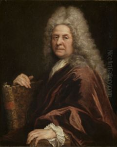 Self portrait of Antoine Coypel, Ecuyer Premier Peintre du Roy  (1661-1722) by Antoine Coypel