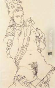 Weiblicher Akt (1917) by Egon Schiele