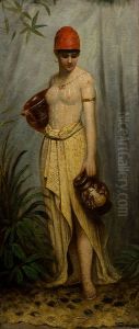 Donna egiziana by Egisto Ferroni