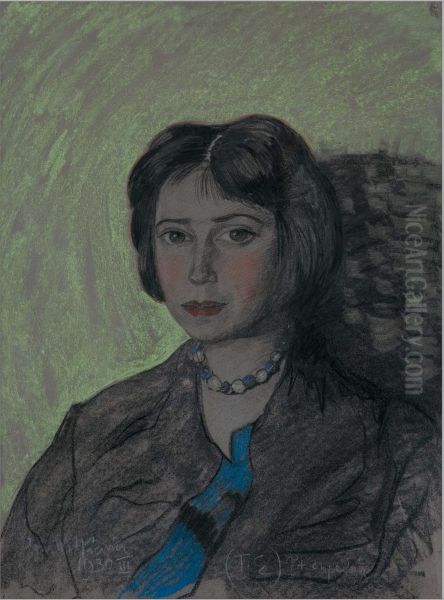 Portrait of Jadwiga Truskolaska nee Dymnicka - view 1
