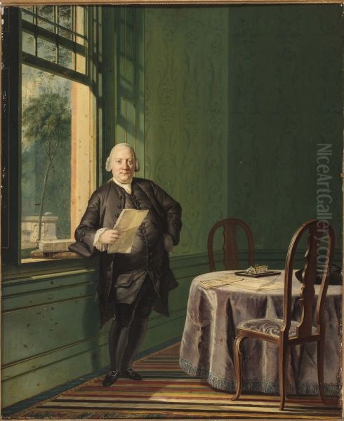 Portret van een Heer, de Heer Krook van Harpen. - view 1