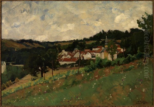 Landschap bij Septeuil. - view 1