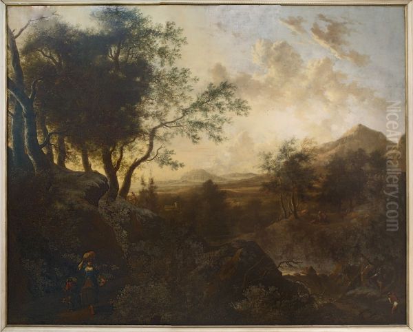 Italiaans landschap. - view 1