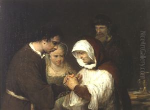 VERVALLEN (retour eigenaar) (De zegening van Tobias), by Arent de Gelder
