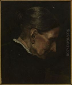 Damesportret (Mevr. Horn en profil). Damesportret (Mevr. Horn en profil).