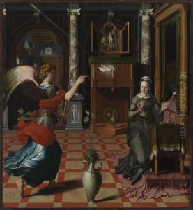 De verkondiging aan Maria. De verkondiging aan Maria.