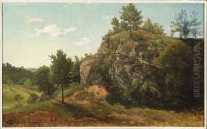 Avondlandschap.