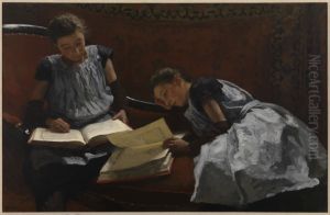 Portrait of Elisabeth Caroline Arntzenius (1881-1936) and Dora Wilhelmina Arntzenius (1882-1956)