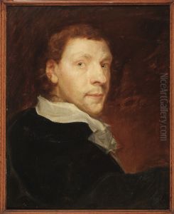 Zelfportret van Willem Vincentsz Paets. Zelfportret van Willem Vincentsz Paets.