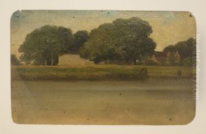Landschap. by Gijsbert Johannes Verspuy