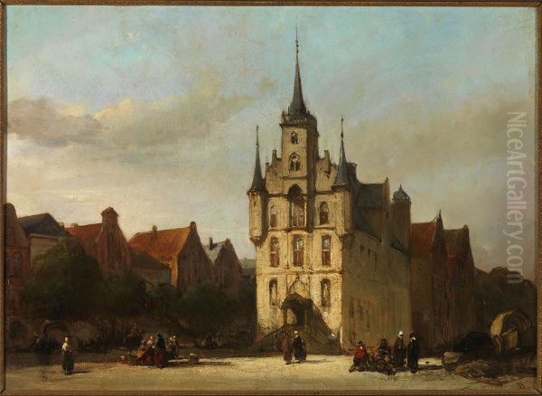 View on the Town Hall of Gouda - view 1