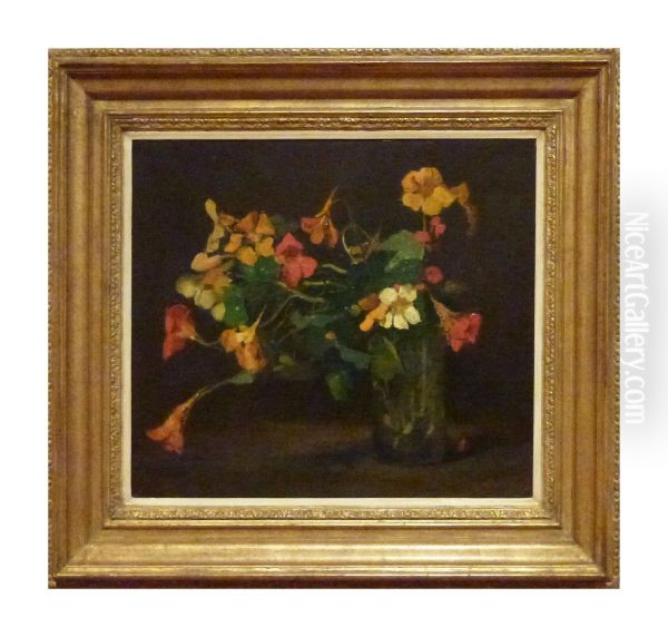 Bloemstilleven met Oost-Indische kers. - view 1