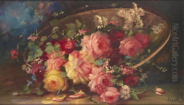 Floral Still Life with Roses - view 1