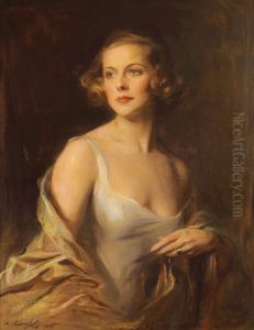 Portrait of Helene Charlotte de Berquely-Richards (1908-2004) by Philip de Laszlo