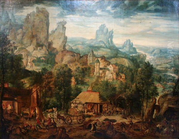 Landscape with a Foundry - view 1