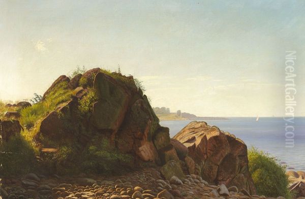 Coastal view from the island of Bornholm, Denmark. - view 1