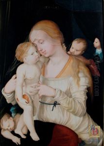 Die Muttergottes mit dem Brot by Hans Baldung Grien
