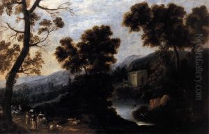 Landscape with Figures by Ignacio de Iriarte