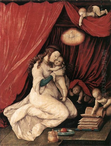Virgin and Child in a Room - view 1