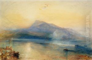The Lake of Lucerne, Showing the Rigi at Sunrise by J. M. W. Turner